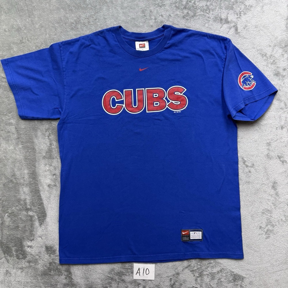 Vintage Chicago Cubs Nike Shirt Mens X-Large MLB Baseball 2005 Graphic Tee